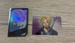 ワンピース ONEPIECE ホロカード クリアカード サボ