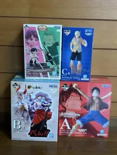 ワンピース一番くじ フィギュアセット ルフィ ゾロ サンジ ヤマト