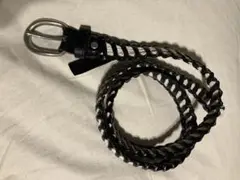 epoca uomo レザー メッシュベルト