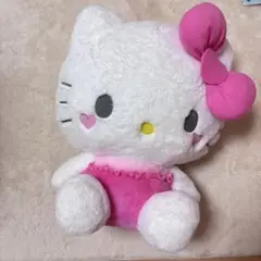 ハローキティ ぬいぐるみ用素材 ホワイト・ピンク