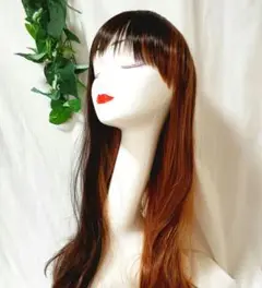 新品 ツートン ロングウィッグ コスプレ