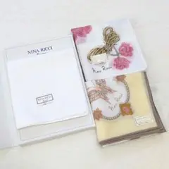 NINA RICCI ニナリッチ 未使用 ハンカチ 3枚セット