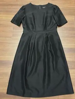 【美品】七五三　冠婚葬祭　学校行事　ブラックフォーマルワンピース９号