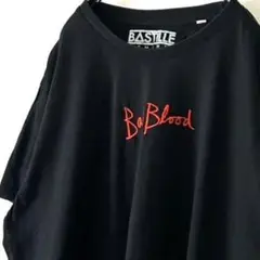 BASTILLE バッド ブラッド 刺繍 Tシャツ XL ブラック 黒 古着
