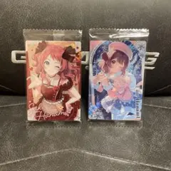 学マス ウエハース 咲季 No.1 佑芽 No.18 レア