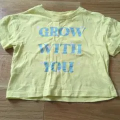 イエロー Tシャツ 'GROW WITH YOU'