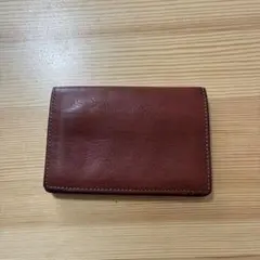 VIASZABY ブラウン レザー 名刺入れ