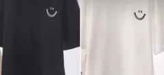 スマイルＴシャツ2枚セット（ブラック・ホワイト）