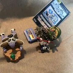 ドラゴンボールZカセット型フィギュア付トリプルキーホルダー　ファミコン　ギニュー