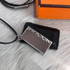 エルメス HERMES AMOUR プレート ネックレス