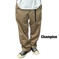 新品 Champion ワイドチノイージーパンツクライミングワークアウトドア