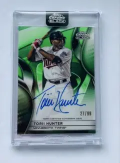 2025 Topps Chrome Black Torii Hunter サイン