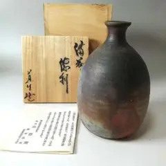 36・備前焼　花瓶　花入　藤本道生　未使用新品　共箱　木箱入り　共布あり Amazon.co.jp: 36備前焼 花瓶 花入 藤本道生 共箱 木箱入り : ホビー