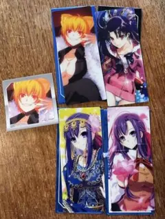FGO 最終再臨展 編成画面風カード 5点まとめ売り【匿名送料込】