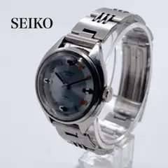 SEIKO セイコー salvia シルビア 手巻き時計 シルバー レディース