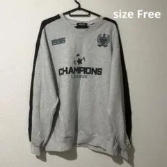 CHAMPIONS サッカーロゴプリント スウェット