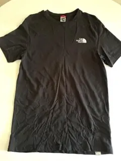 美品ノースフェイスワンポイントロゴTブラック