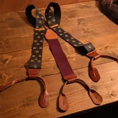 h*s様 ブルックスブラザーズ 新品 ボタン式サスペンダー 定価¥13200 開店祝い ブルックスブラザーズ 新品 ボタン式サスペンダー