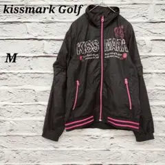 R4818 キスマーク【M】2WAYフルジップジャンバー 切り替 黒×ピンク×白