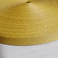 クラフトバンド　からし　50m　訳あり