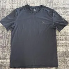 【美品】Salomon メッシュ Tシャツ ダークグレー