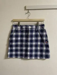 パーリーゲイツ ゴルフスカート チェック柄