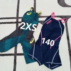 競泳水着 2枚セット アリーナ アシックス 練習水着 大会水着 finaマーク付