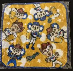 中日ドラゴンズ　ドームガチャ ワンコインデー　ミニタオル　カンパイ師匠とドアラ