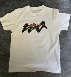 迷彩ロゴ Tシャツ Sサイズ ホワイト