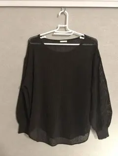 【GU】メッシュ カットソー