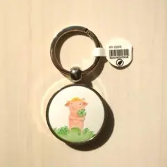 【ウィーン発】PICKMOTION 可愛い豚 イラスト キーホルダー