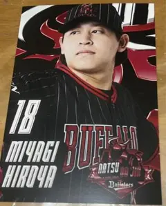 オリックス　夏の陣　ポスターデザインカード　宮城大弥