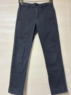 [お値下げ]ユニクロ　グレー スリムフィット チノパン 73