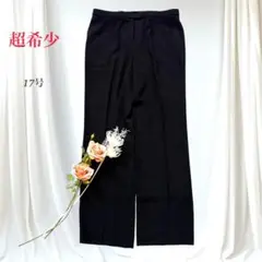 超希少✨ ブラックフォーマルパンツ 高級感　 大きいサイズ　3L 冠婚葬祭