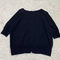 ♡美品♡ 23区　カットソー　2way 金ボタン　Lサイズ　シンプル　黒