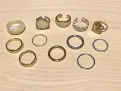 リング　12個セット　スリーコインズ　しまむら
