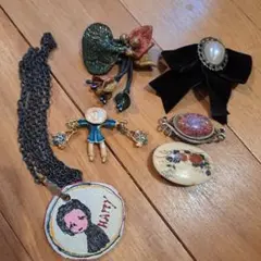 【セット】アンティーク　アクセサリーセット