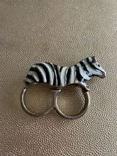 【新品】ZARAのしまうまリング