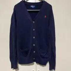 Polo by Ralph Lauren ネイビーカーディガン　綿100%