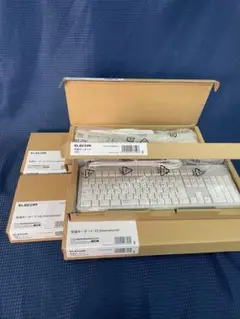 未使用/ ELECOM 有線キーボード - TK-FF01UMWH/J5個セット