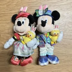 ディズニーイースター 2019ミッキーミニーぬいぐるみバッジ ぬいば
