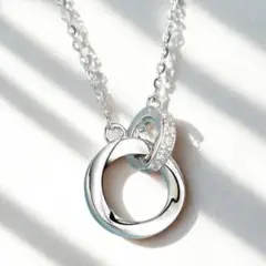 silver925 モビウスリングネックレス シルバー ペンダント ネックレス