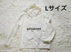 Polaroid ホワイト マウンテンパーカー Lサイズ