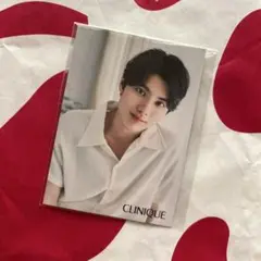 CLINIQUE 本田響矢 ブロマイド 印刷サイン入りフォトカード ノベルティ