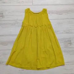 BREEZE ノースリーブワンピース　黄色　120サイズ