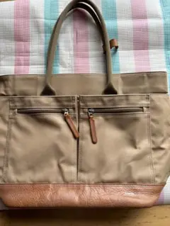 PORTER ベージュトートバッグ