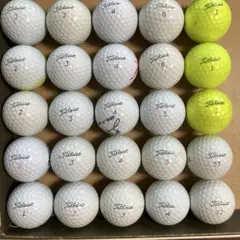 素人が集めたゴルフロストボール25球Titleist Pro V1 V1X