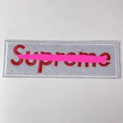 シュプ ロゴ刺繍ワッペン 白