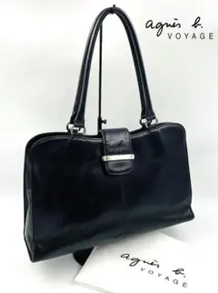 agnes b. VOYAGE 本革 レザー ショルダーバッグ