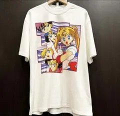 美少女戦士セーラームーン Tシャツ 白① XL SAILOR MOON